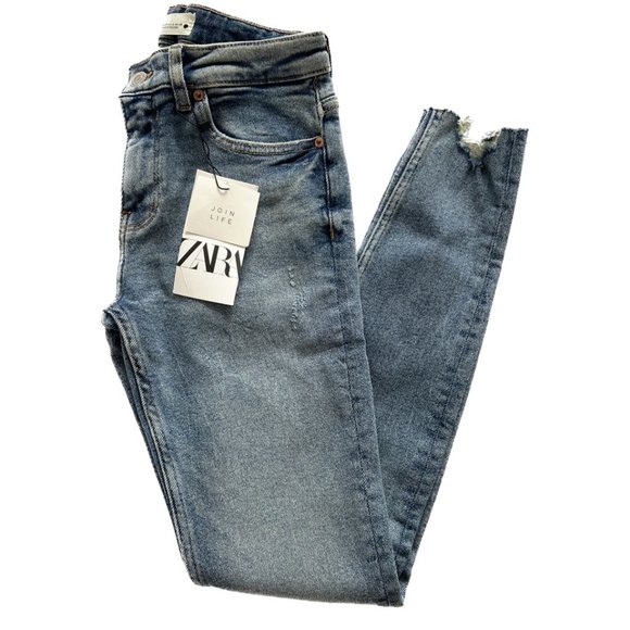 Zara - The Skinny Premium - Full Length Jeans - Easton Blue - New with tags - Picture 1 of 2